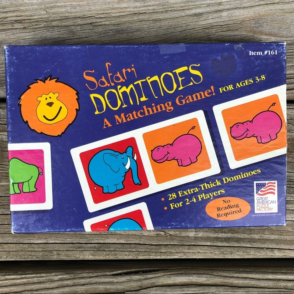 - Vintage ‘Safari Domino’s’ Game! EUC!